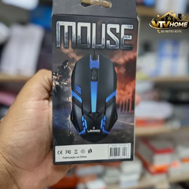 Mouse Gamer Com Fio + Entrega Grátis - Foto 2