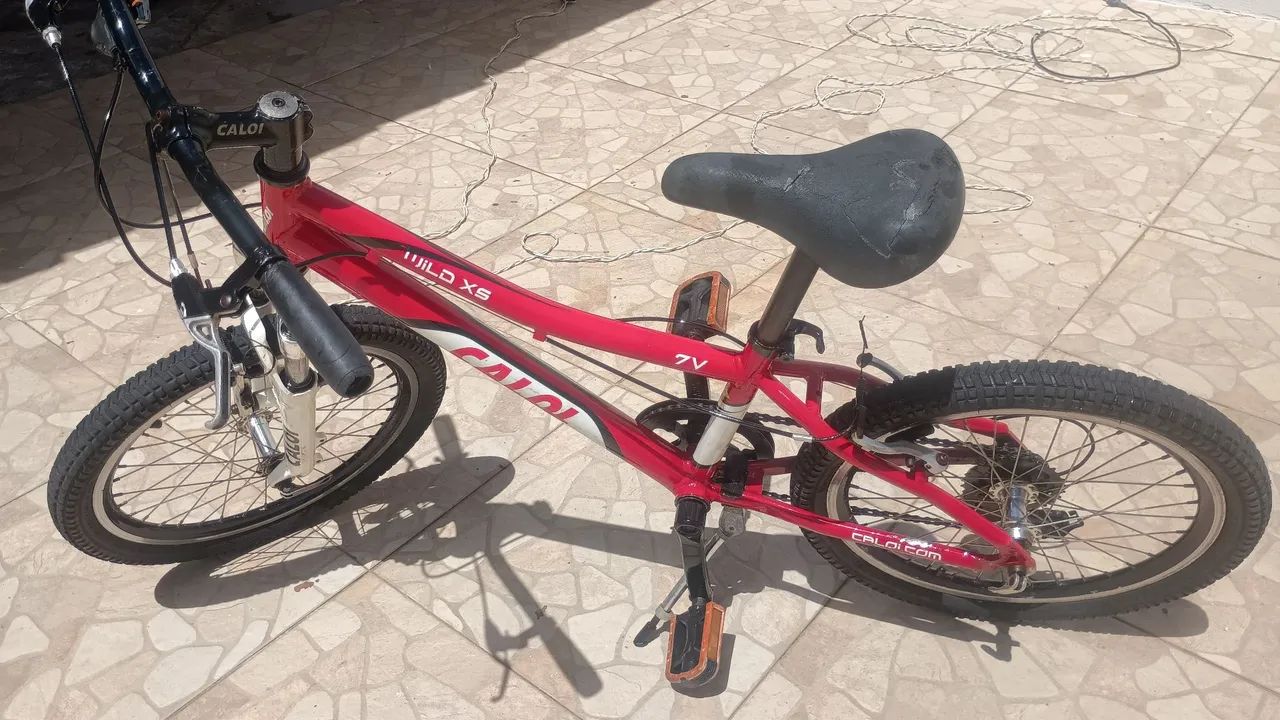 Bike Caloi quadro alumínio com macha - Foto 4