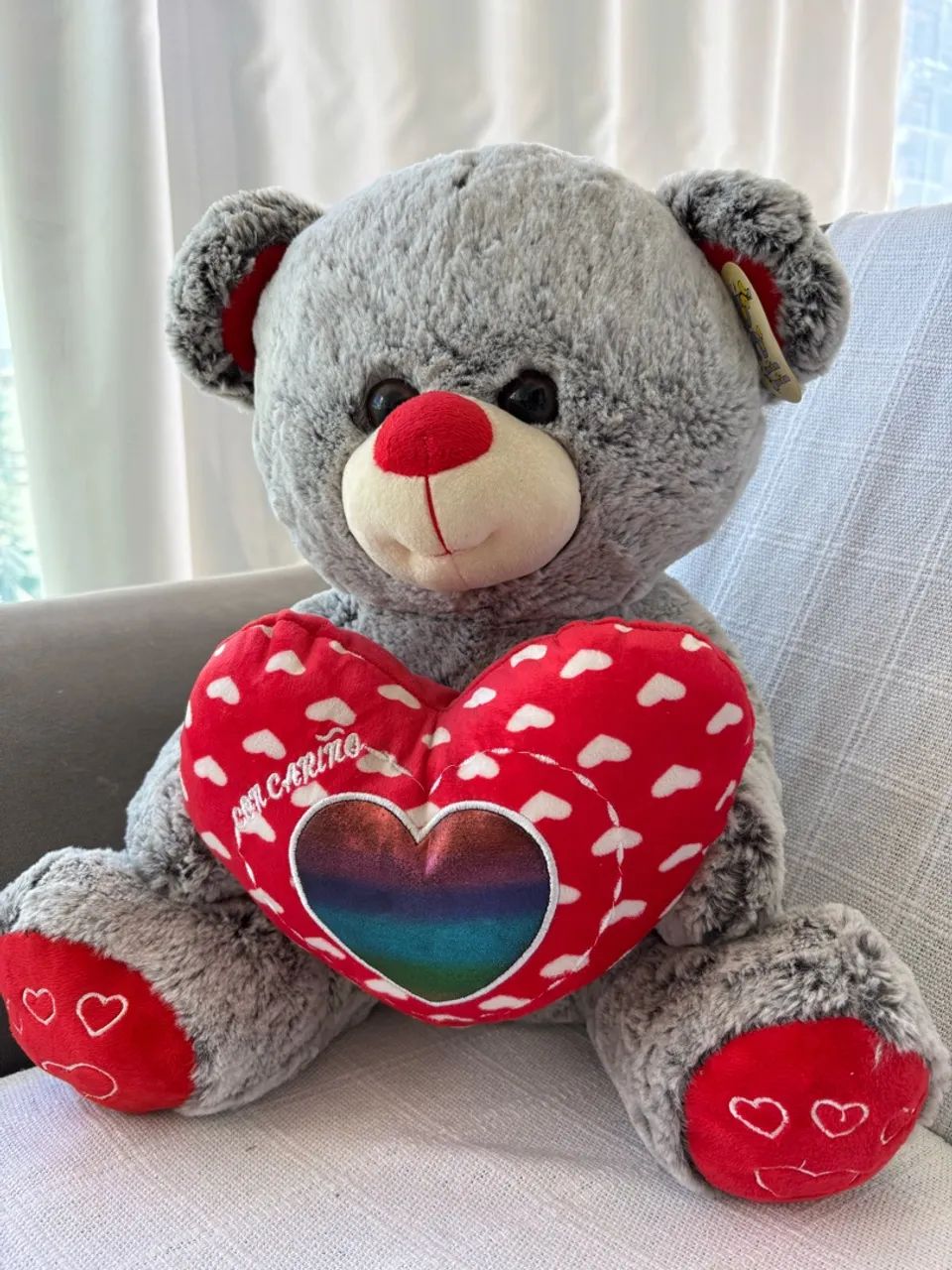 Urso de Pelúcia com Coração  - Foto 2