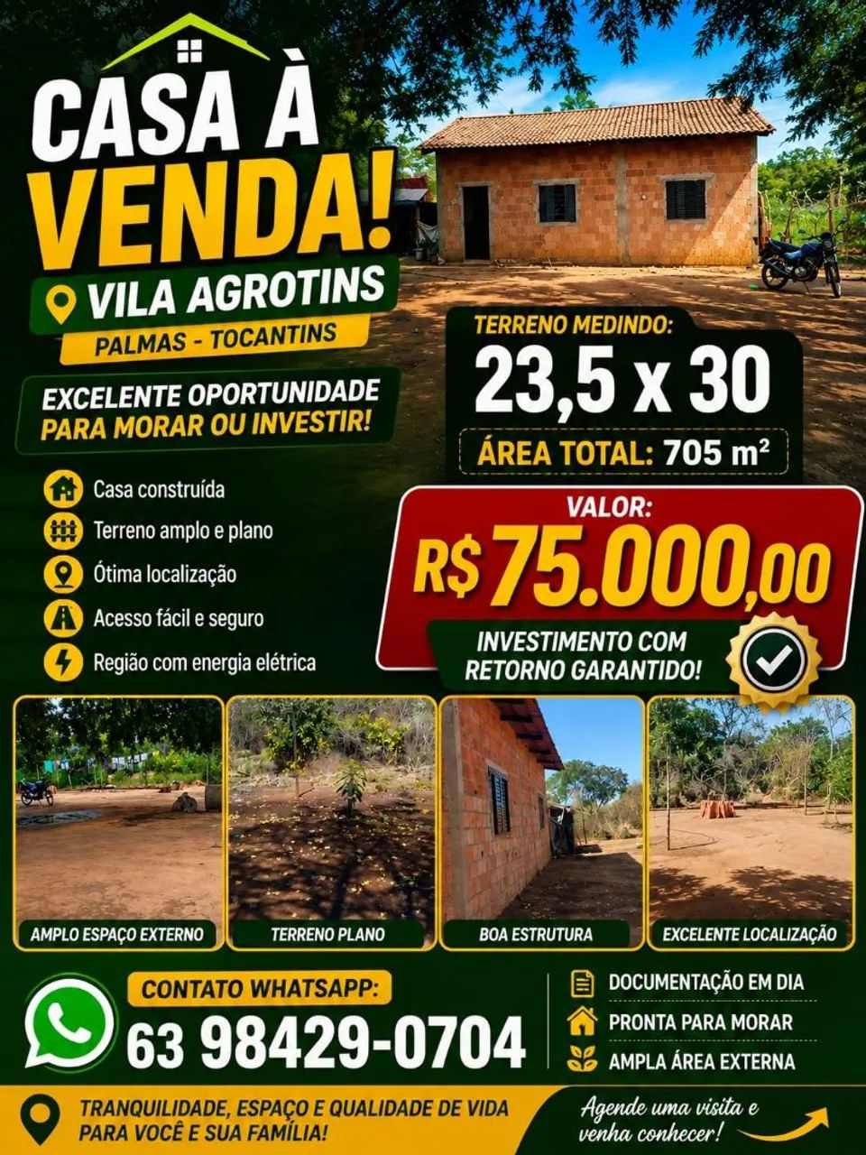 Casa na Vila Agrotins 