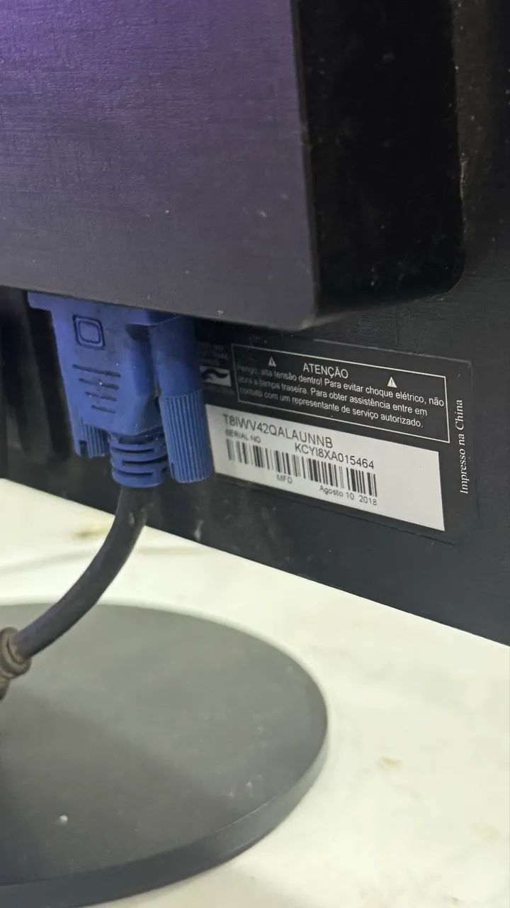 Monitor AOC  20? ? Usado, Funcionando - Foto 2