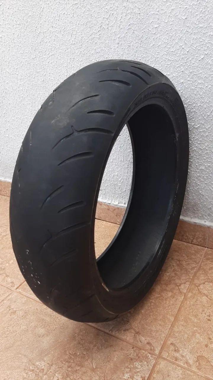 Pneu Moto 180/55 R17 Bridgestone (Usado) - Foto 4