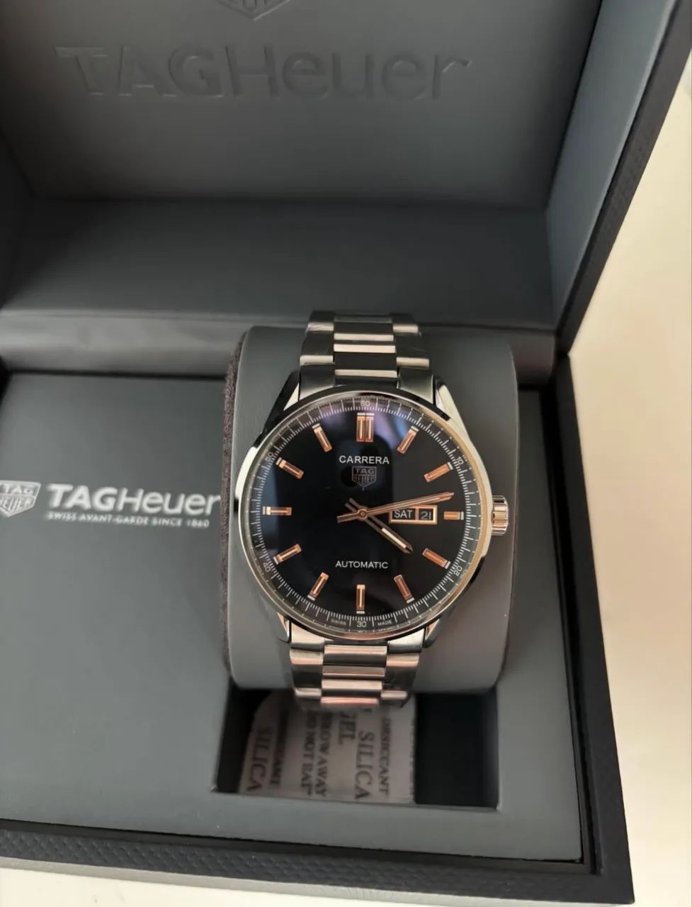 Relógio TAG Heuer Carrera Automatic Day-Date Super Clone 