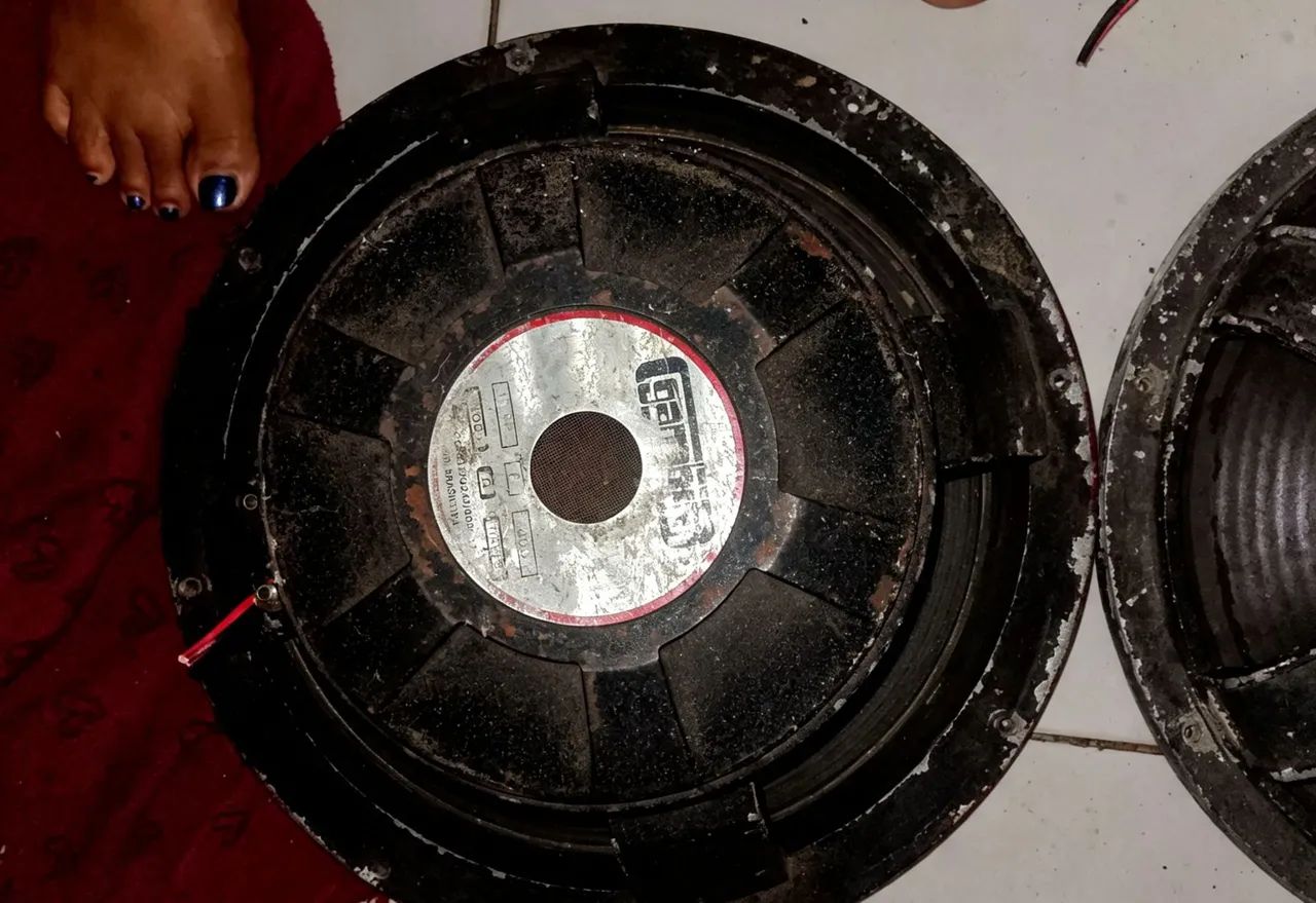 Par Auto falante 15 polegadas - Gambin 400w + keybass ambos 8 Ohms - Foto 4