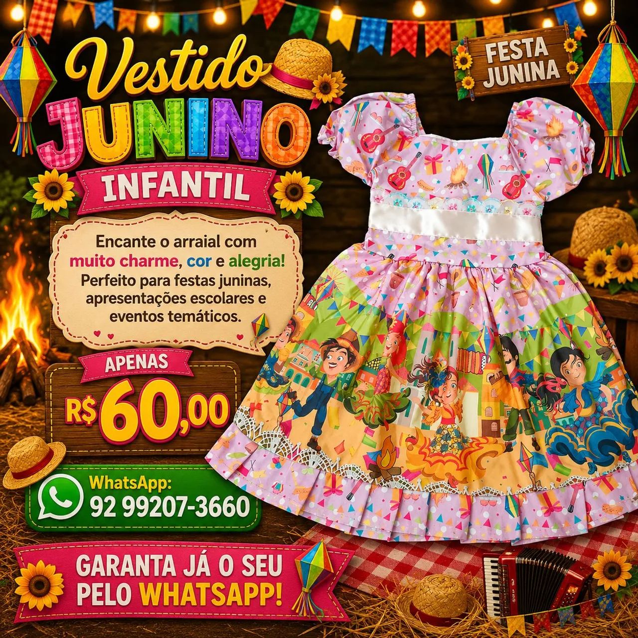 Vestido Junino 