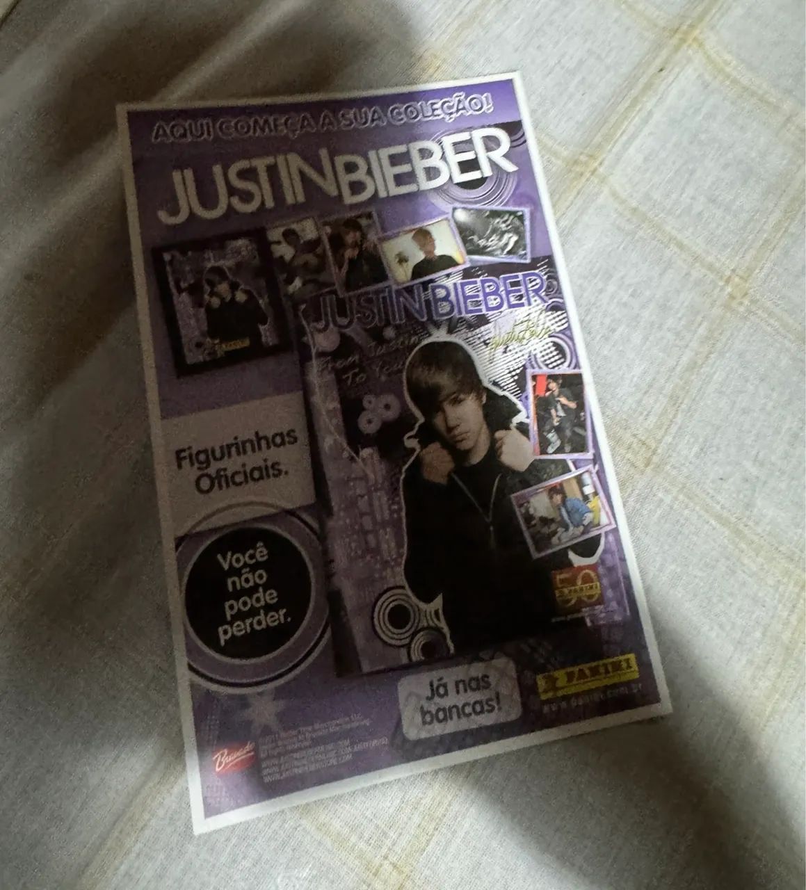 Combo 4 figurinhas antigas Justin Bieber  - Foto 2