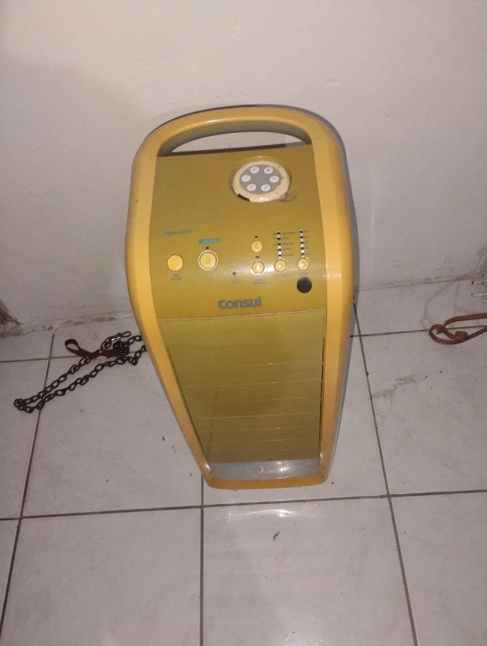 Umidificador de ar a base de água e gelo 