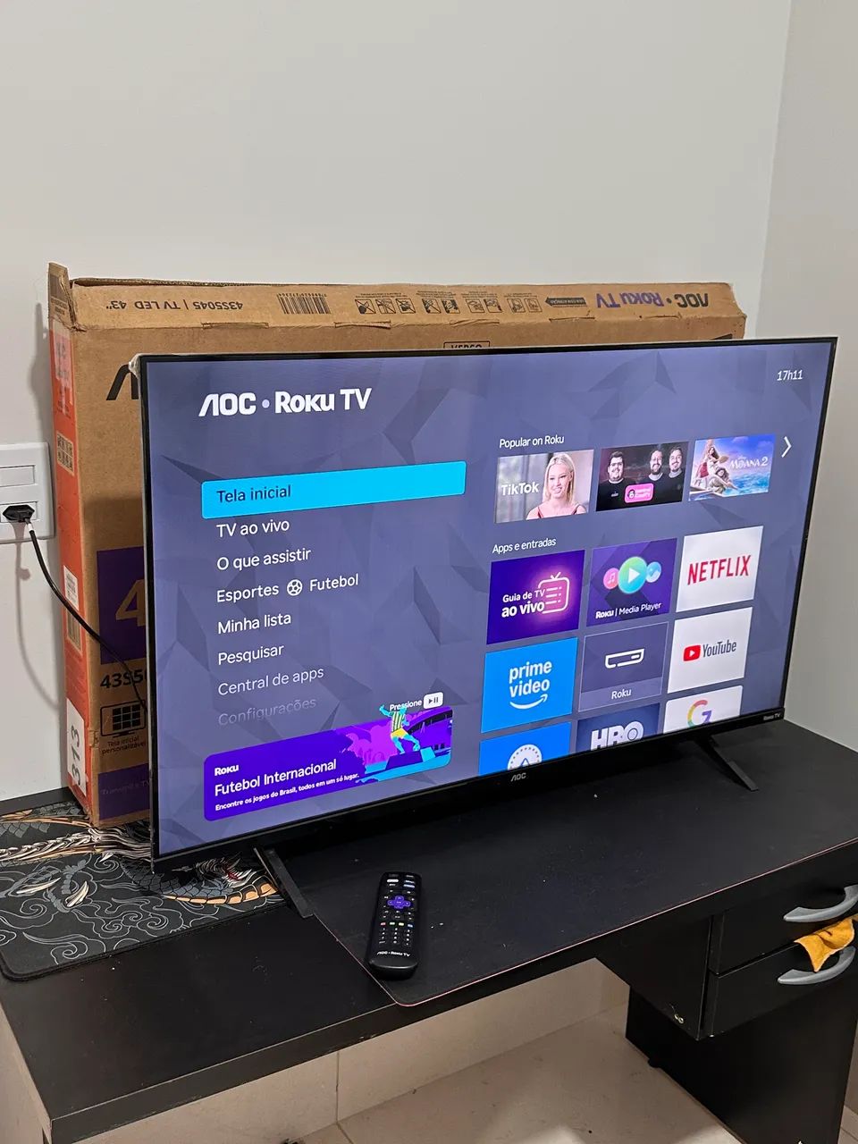 Tv smart 43 polegadas, tá nova  - Foto 3