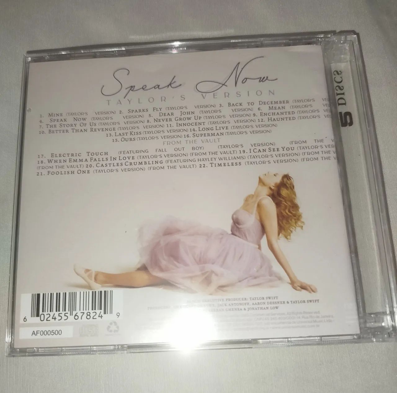 speak now Taylors version tv cd - Foto 2