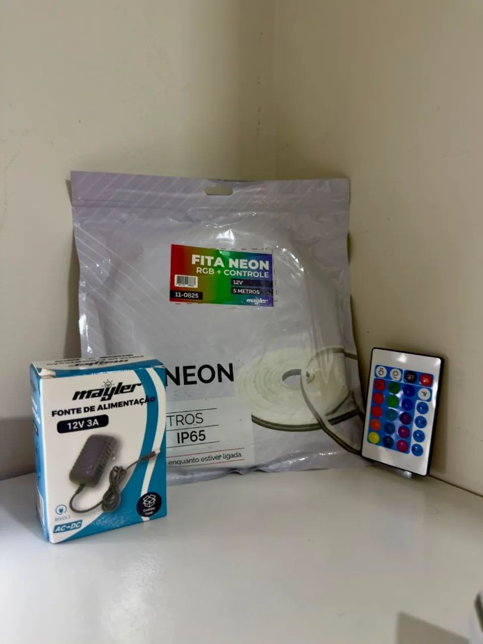 Fita Néon 5 metros RGB - Foto 2