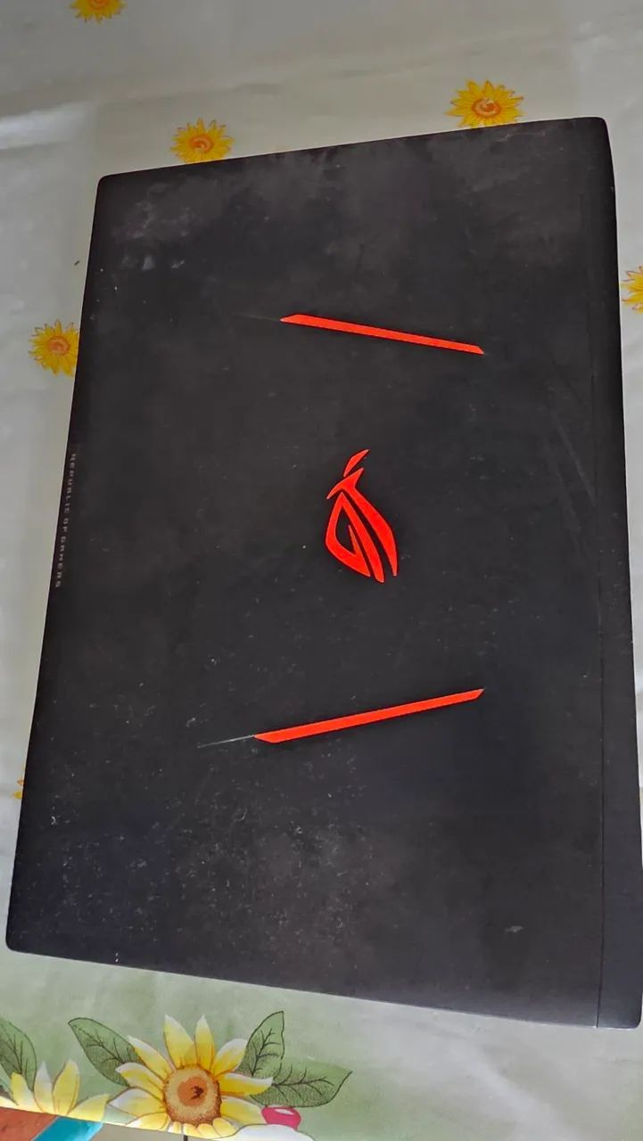 Notebook gamer para retirada de peças 