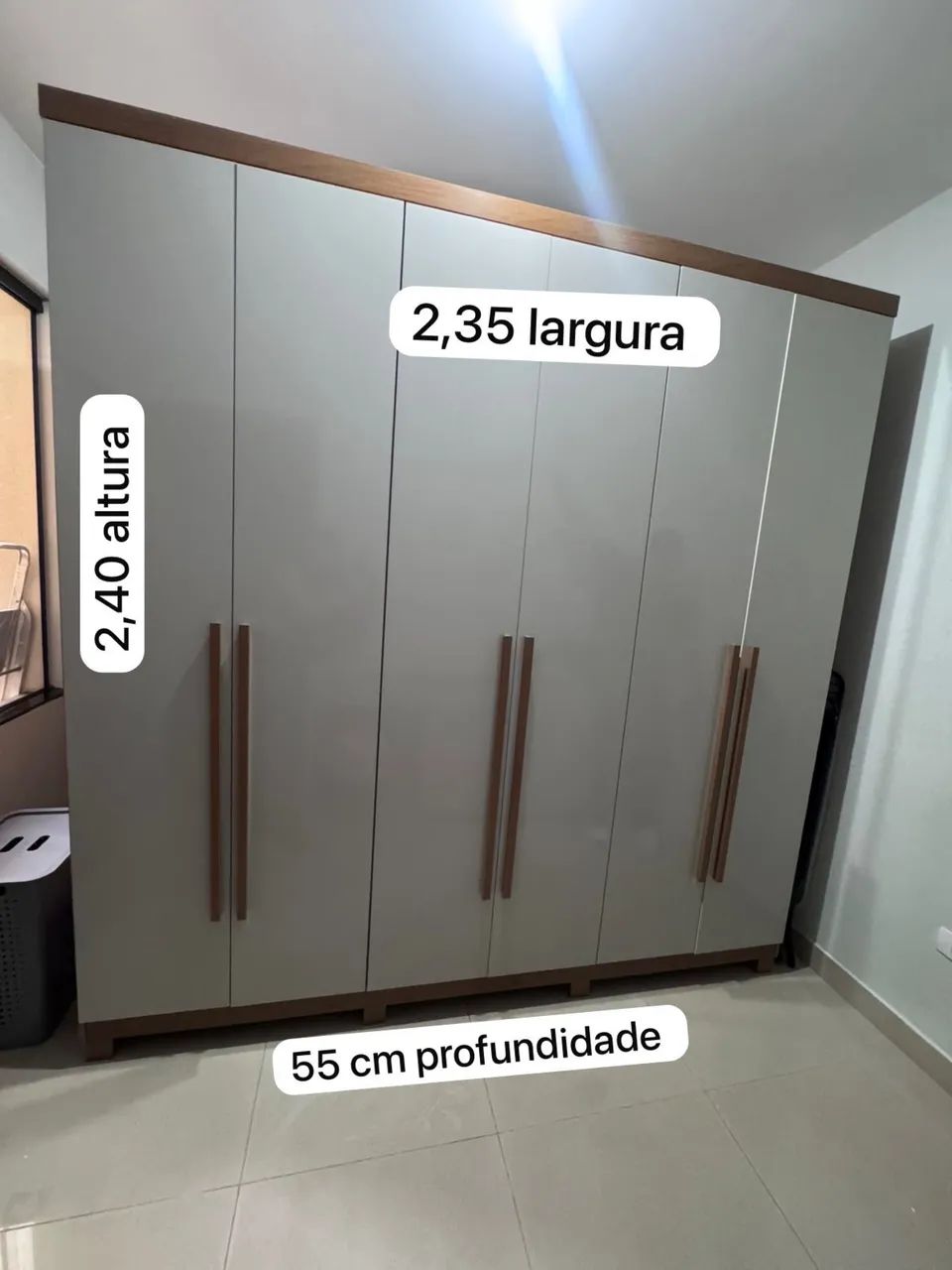Guarda roupa casal MDF - Foto 2