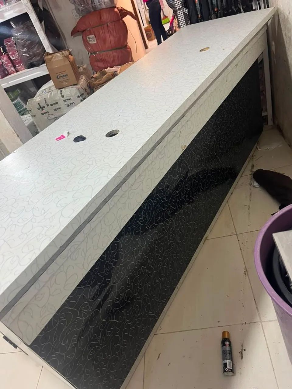 Balcão de Atendimento em MDF 2,20m p/ Loja ou Comércio - Com Gavetas e Espaço p/ PC  - Foto 2