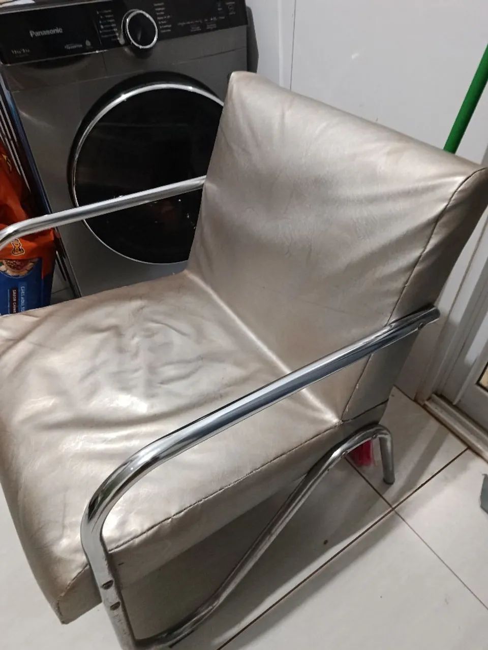 Poltrona aço inox 