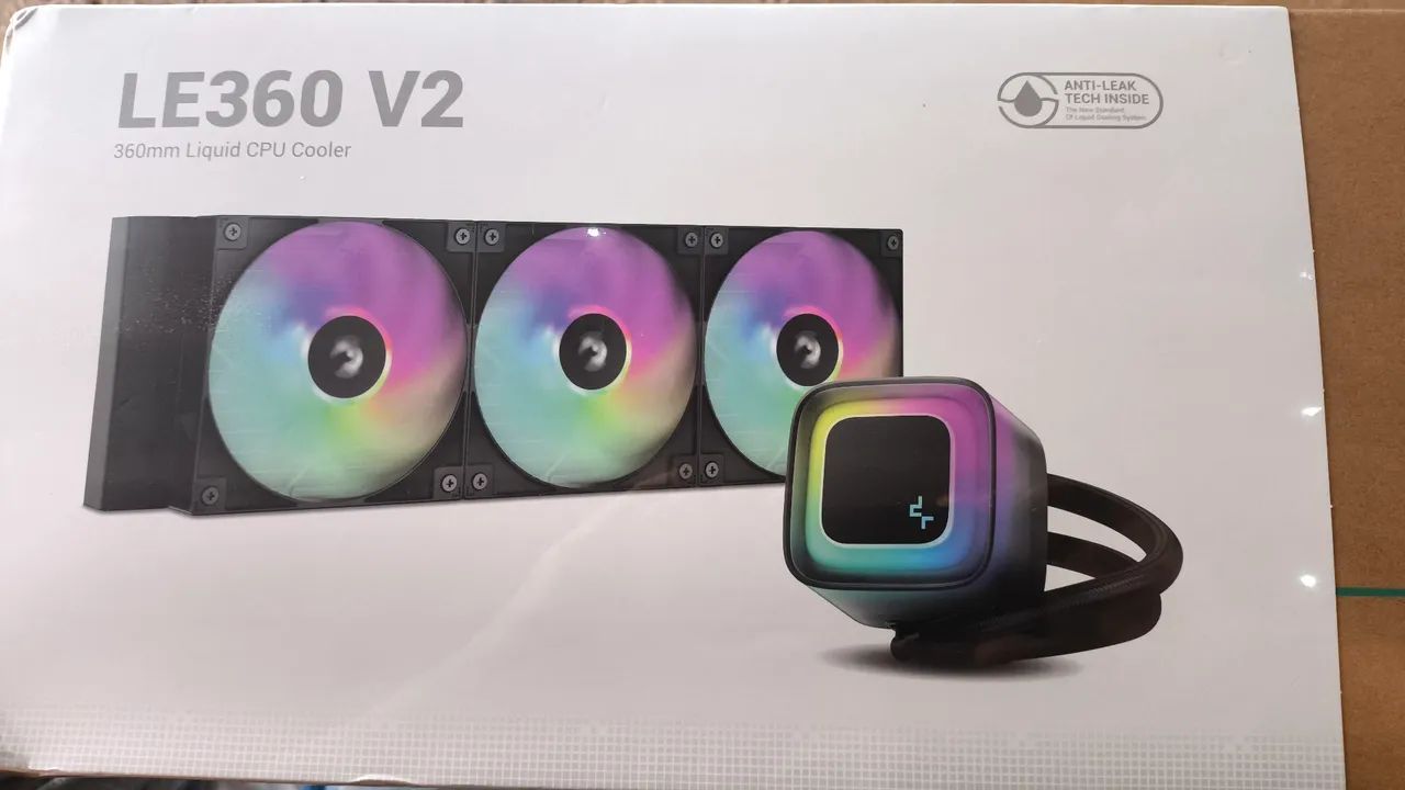 Water cooler le360 v2 novo na caixa 