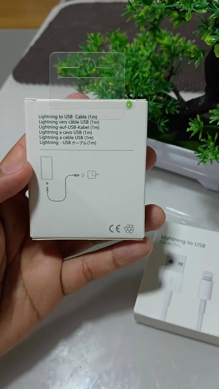 Cabo iPhone USB Lightning 1m Novo - Foto 3