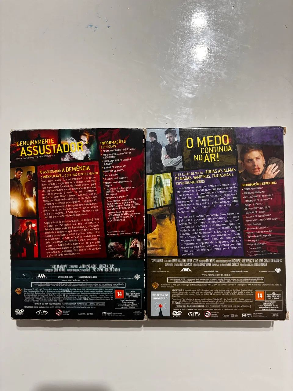 DVD Supernatural - Box da 1 e 2 Temporada - DVD, Blu-Ray e Vídeo