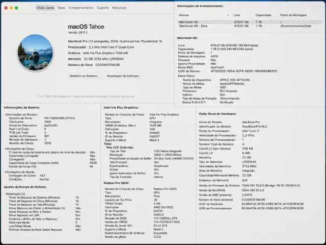 MacBook Pro 13? A2251 2020 - i7 / 32GB / SSD 1TB - Foto 2