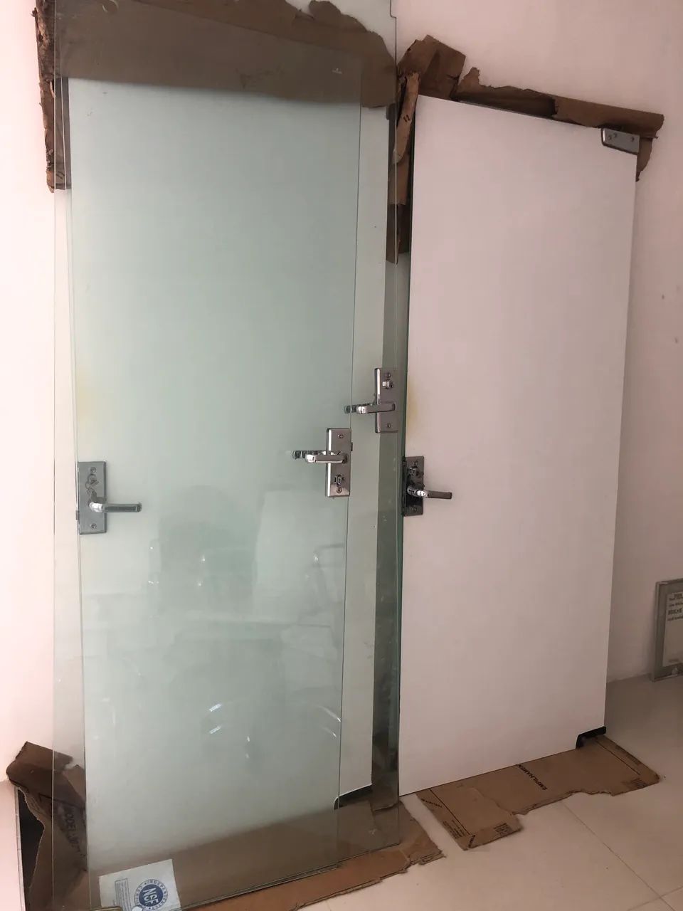 Portas de vidro temperado 