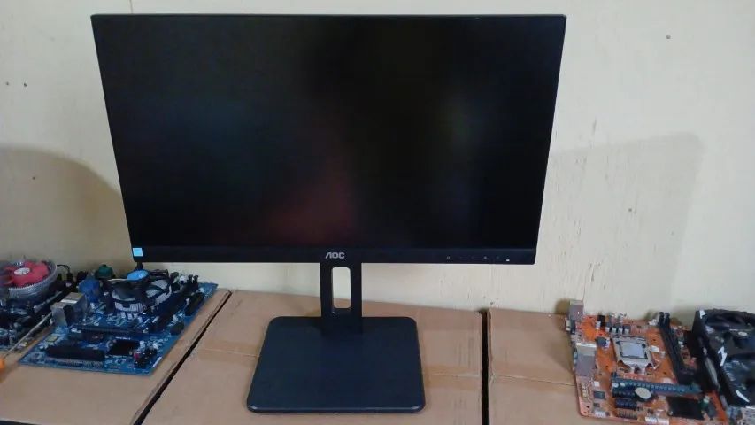 MONITOR aoc 22 polegadas 75hz aceito cartão - Foto 3