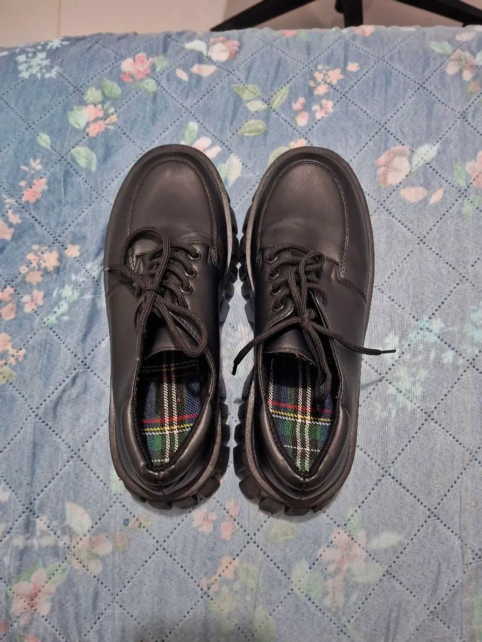 sapato oxford tratorado preto 38 - Foto 2