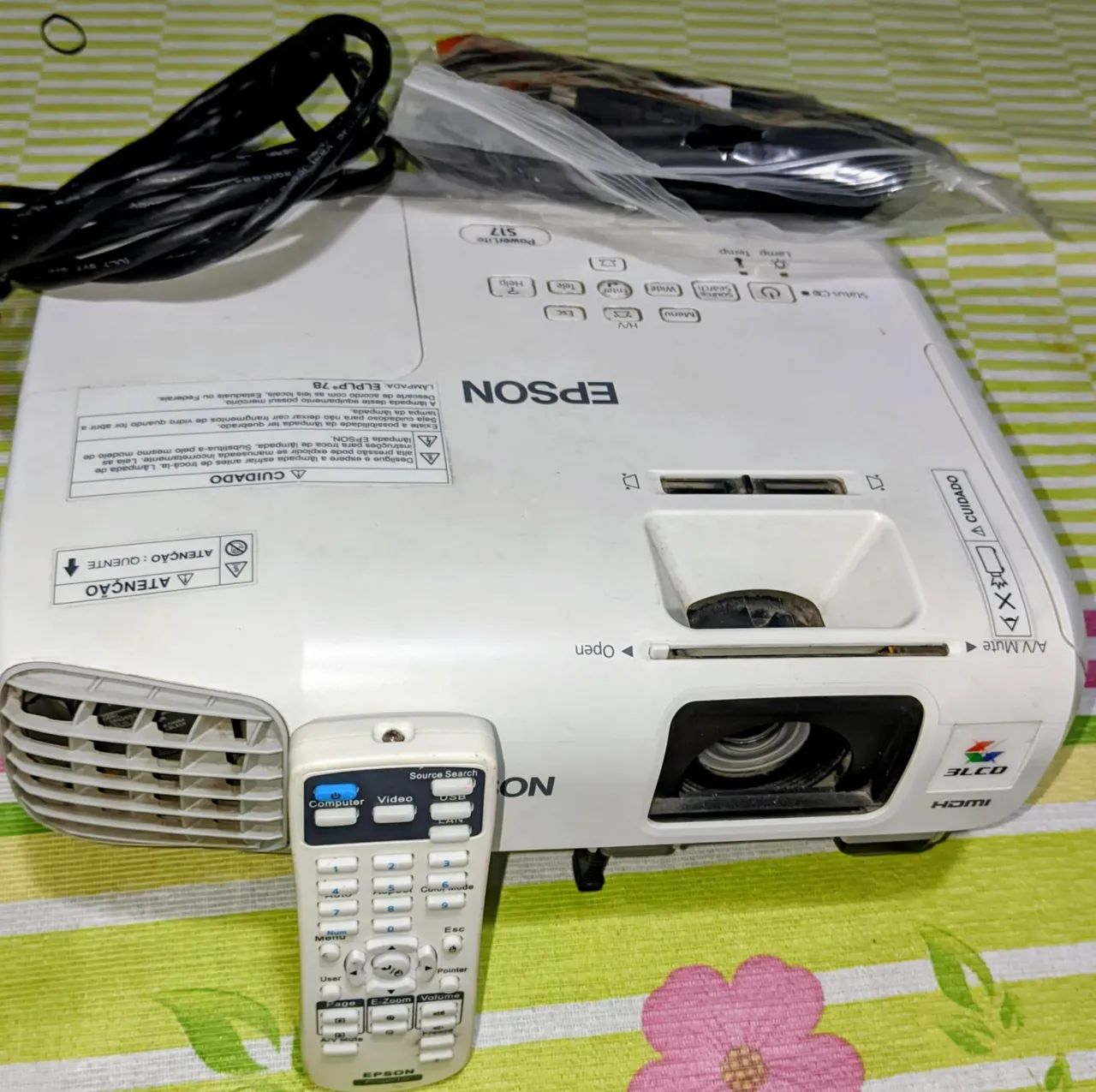 PROJETOR EPSON S17 POWER LITE - Foto 2