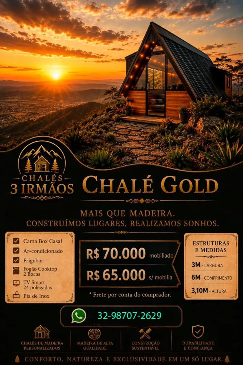 CHALÉS MADEIRA ALTA QUALIDADE  - Foto 3