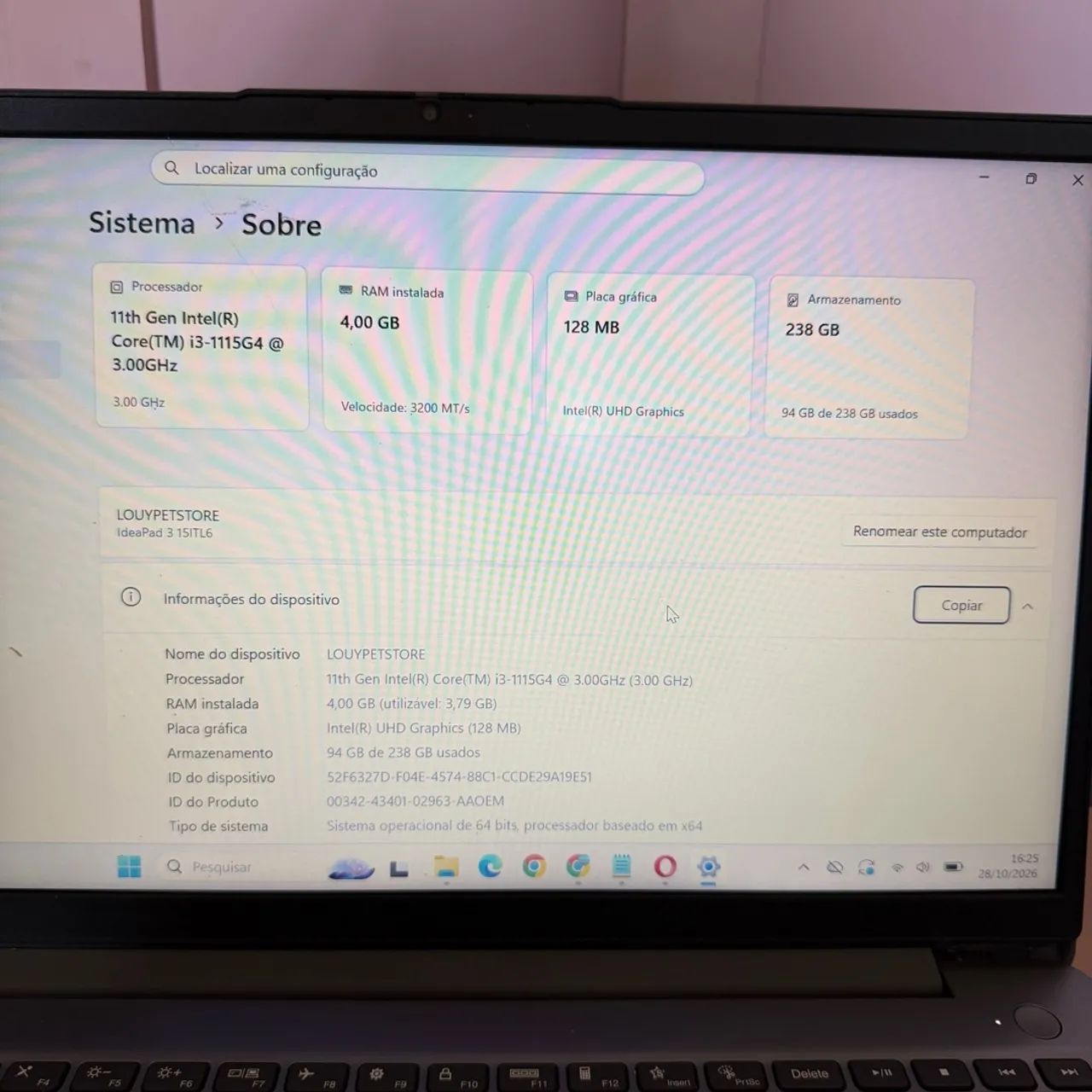 Notebook Lenovo IdeaPad 3 - Conservado - Foto 5