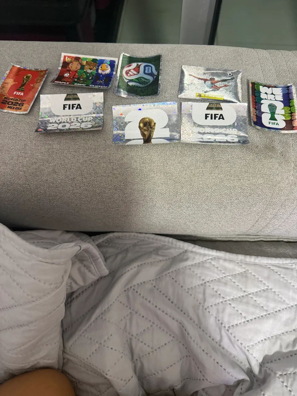 Várias Figurinhas da Copa do Mundo 2026