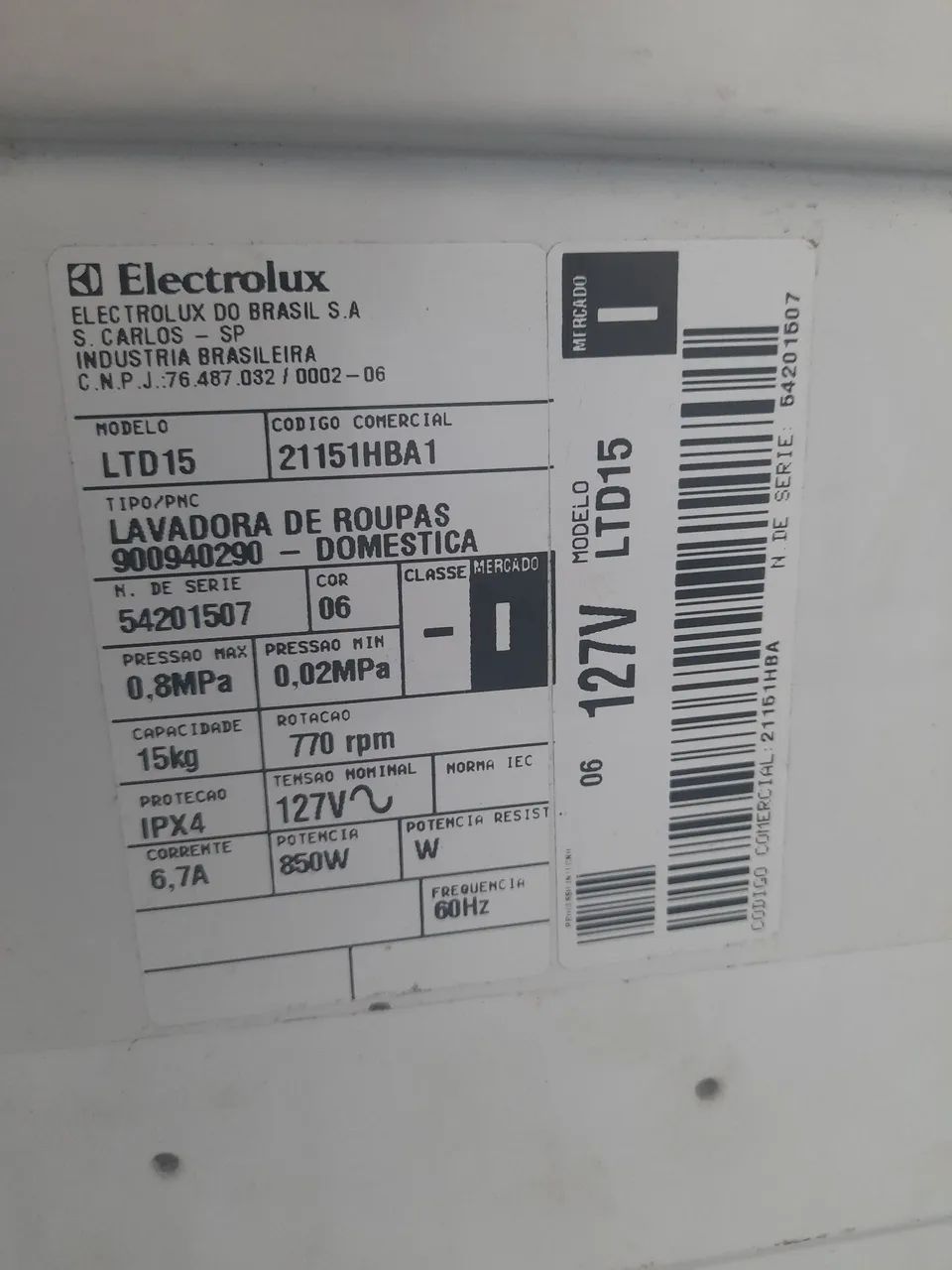 Lava e seca Eletrolux  - Foto 3