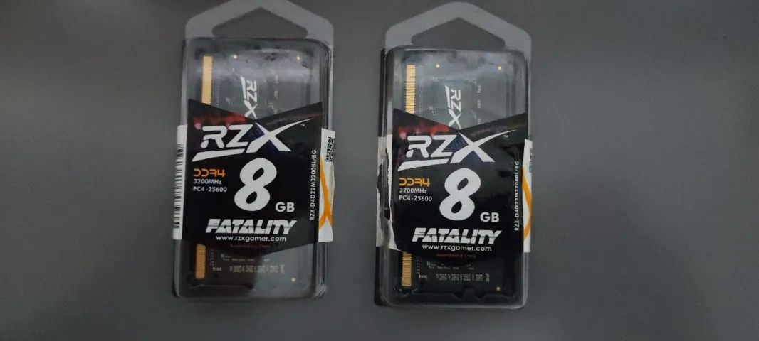 Memória Ram Notebook Rzx Gamer Fatality 8gb Ddr4 3200mhz