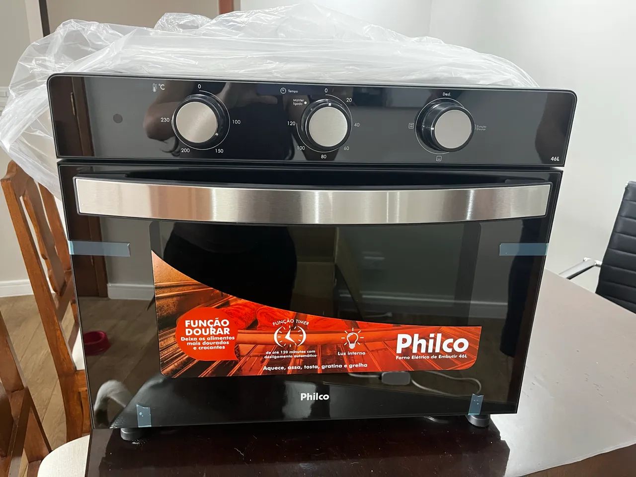 Forno elétrico novo de embutir 127v 