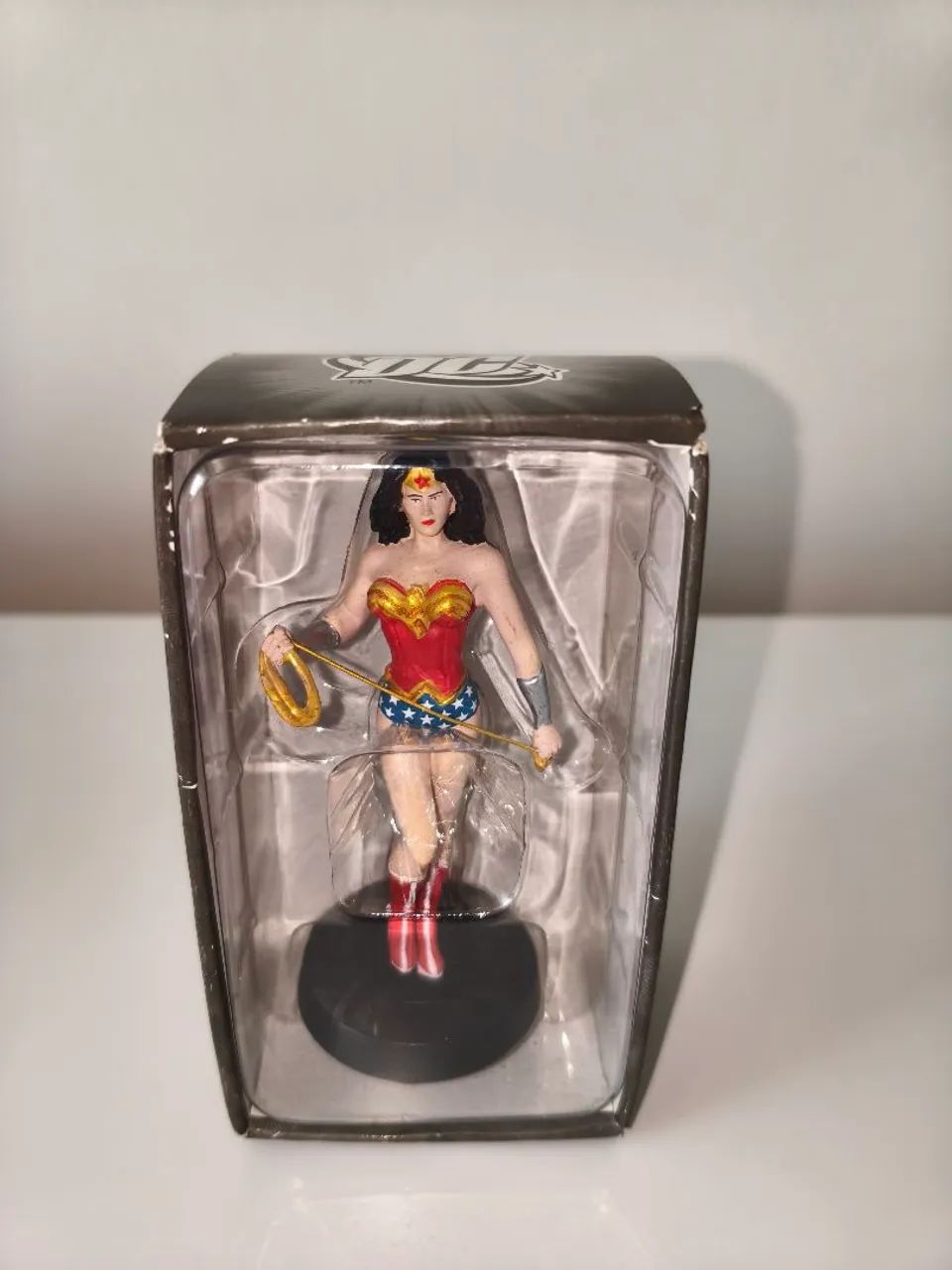 Miniatura Mulher-Maravilha Eaglemoss DC #08 + Caixa + Fascículo - Foto 3