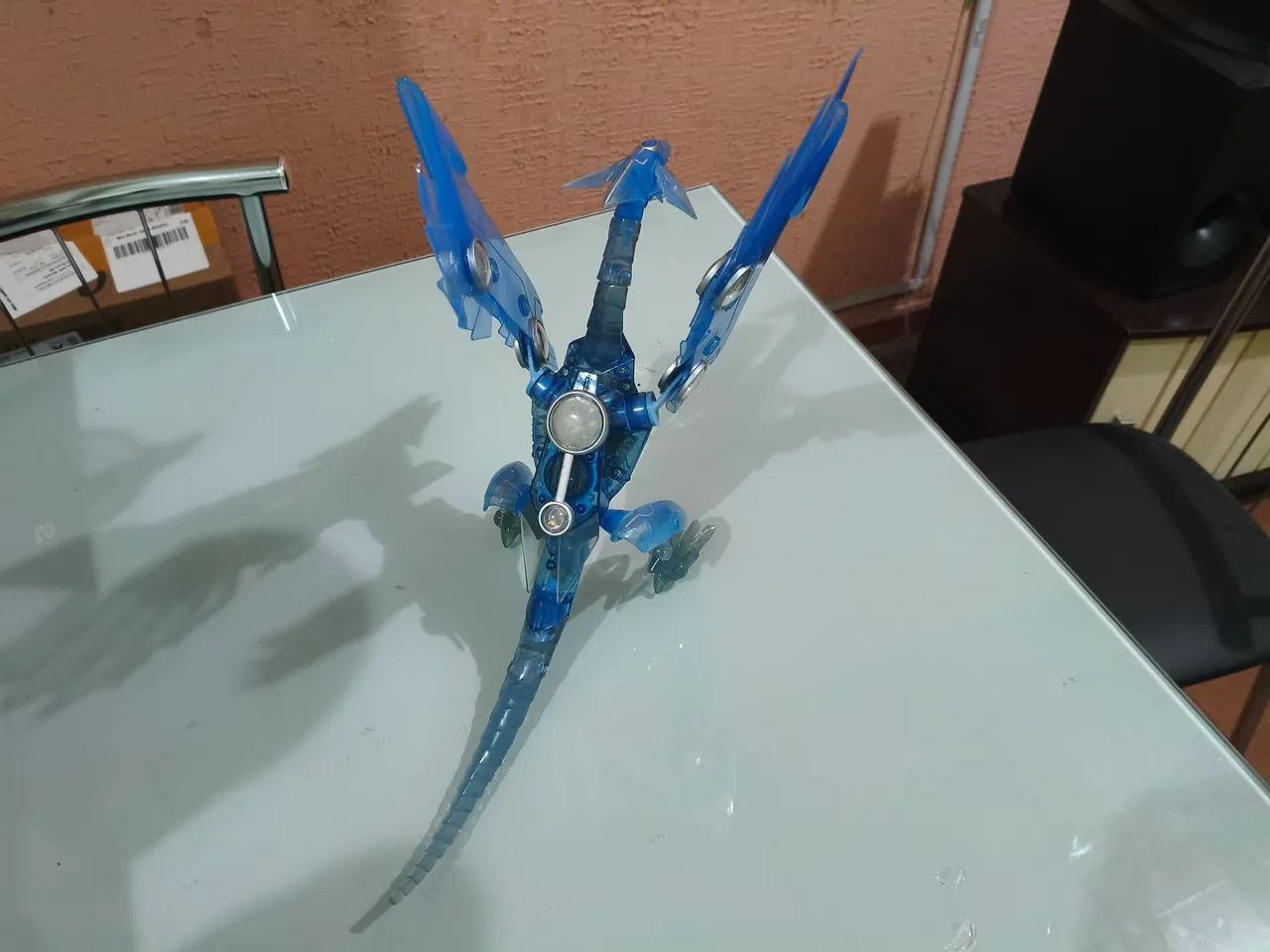 Yu-Gi-Oh Boneco Blue-Eyes Shinning Dragon Mattel - Foto 3