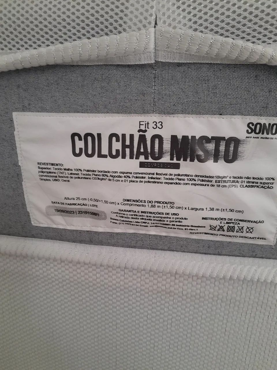 Cama box, colchão misto de casal - Foto 4