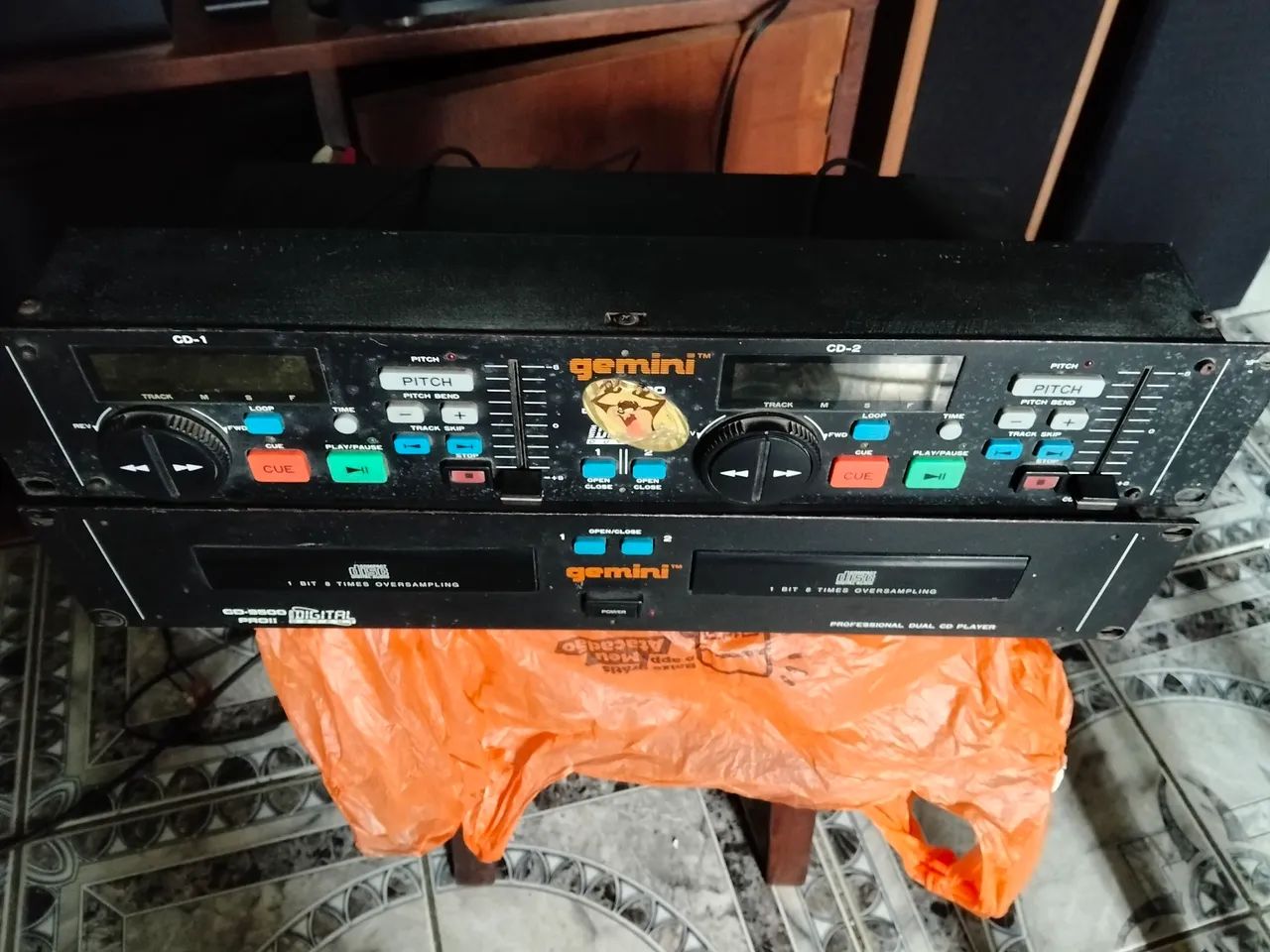 Duplo CD player funciona perfeitamente profissional  - Foto 3
