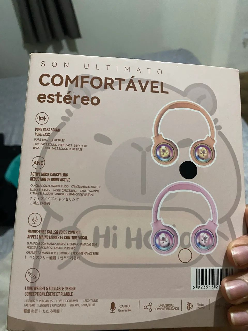Fone infaltil de capivara  - Foto 2