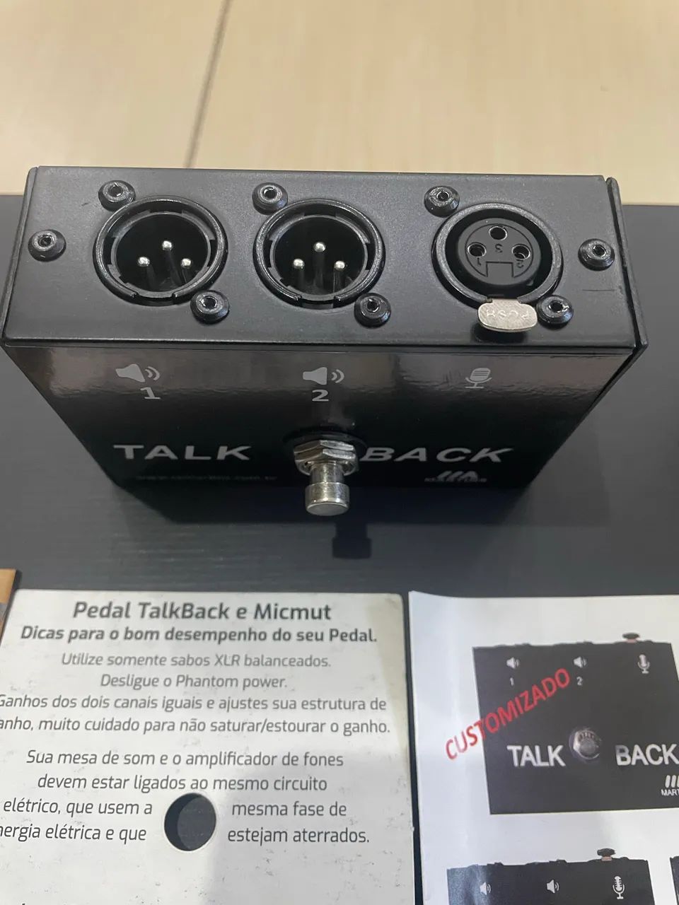 Pedal talkback NOVO / NUNCA USADO  - Foto 2