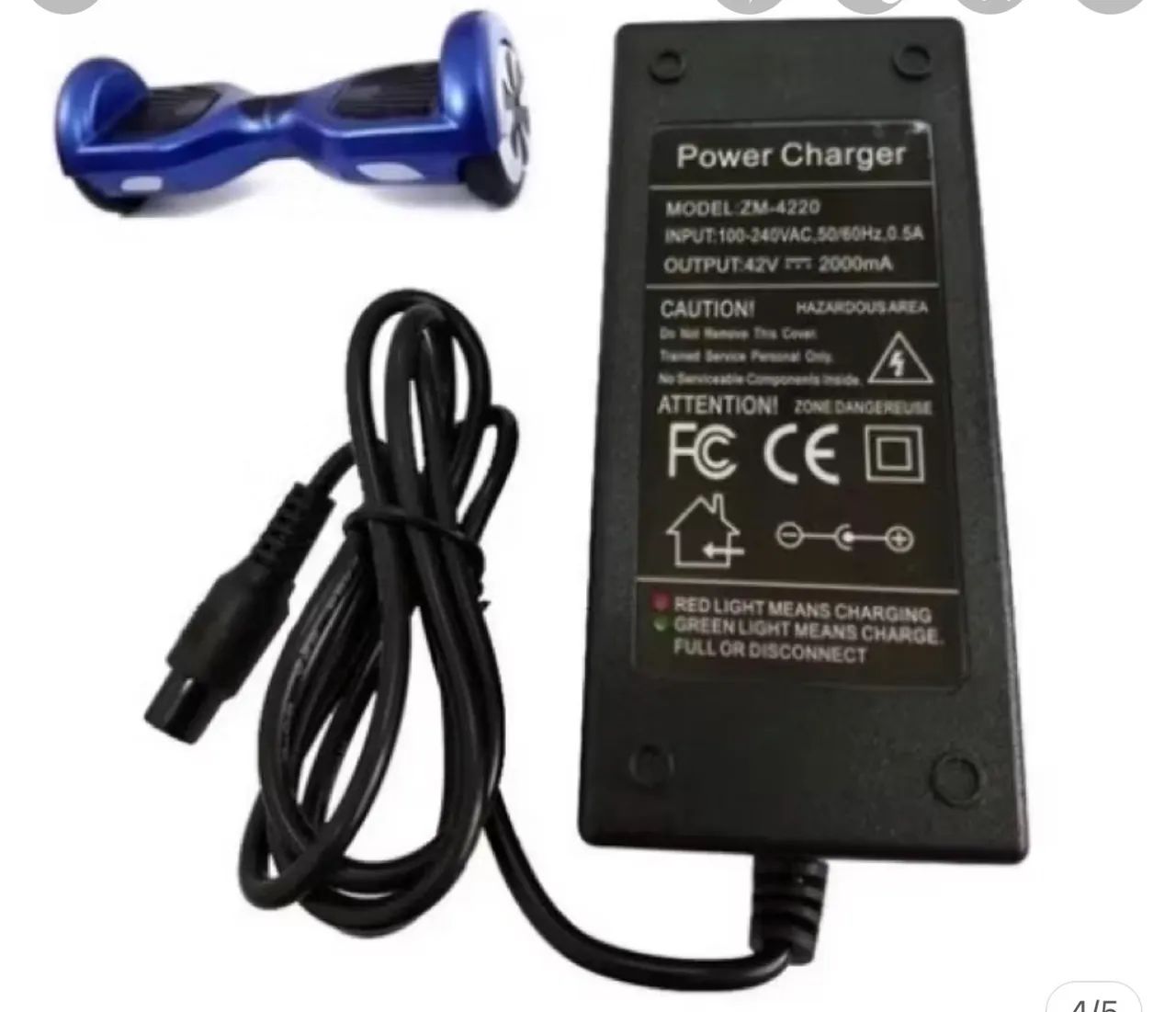 Carregador para hoverboard. - Foto 2