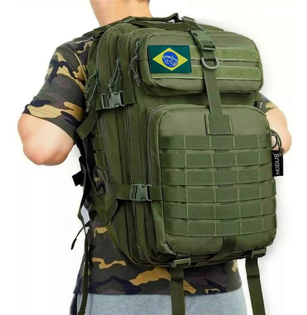 MOCHILA MILITAR VERDE  - Foto 3