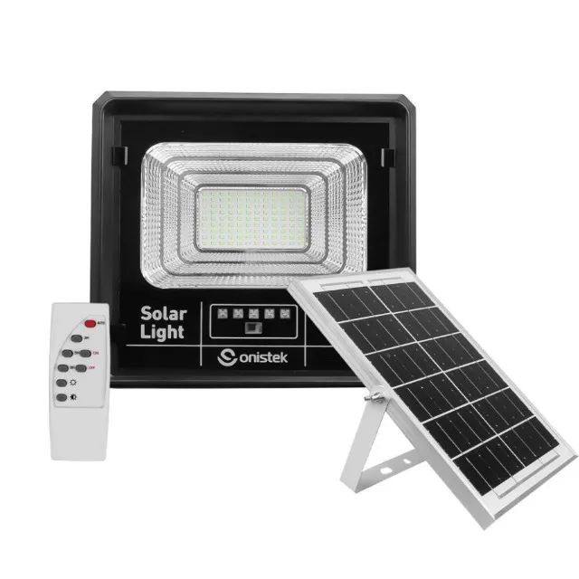 luminaria solar 100w on-lu212 680lm knup onistek