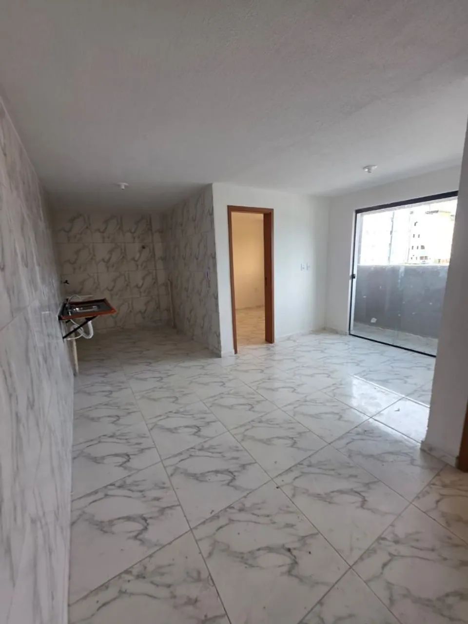 Pague sua primeira parcela com 90 dias !! Repasse apartamento terreo com varanda - Foto 4
