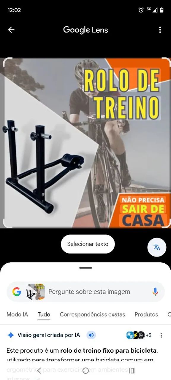 Rolo de treino para Bike 