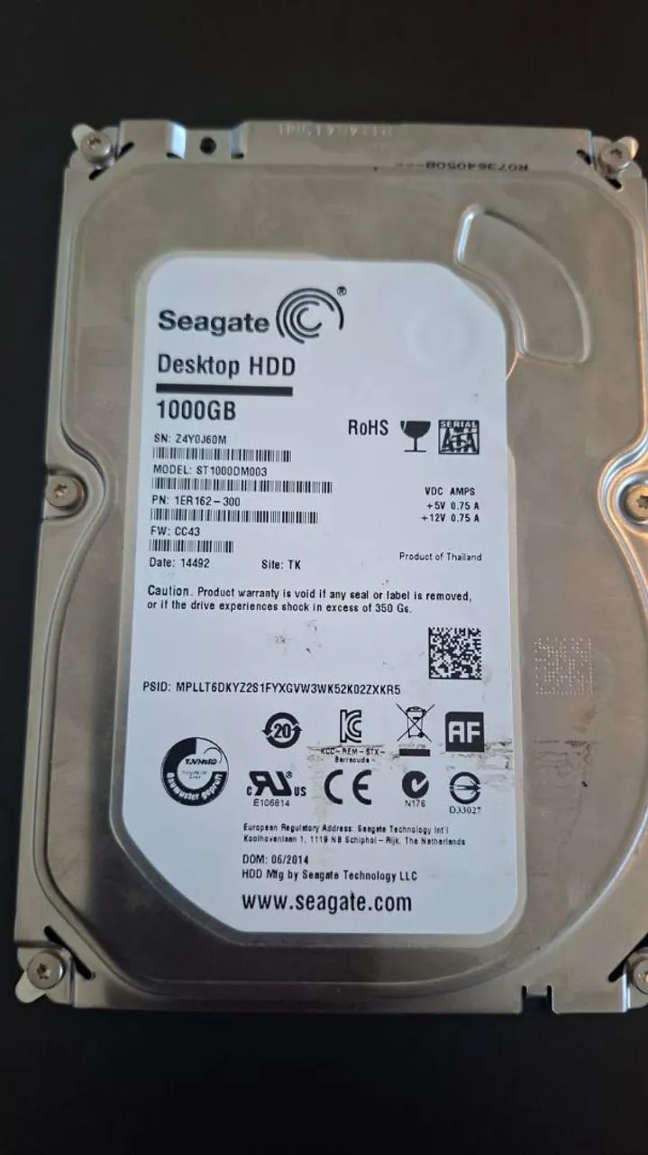HD de 1 tera 