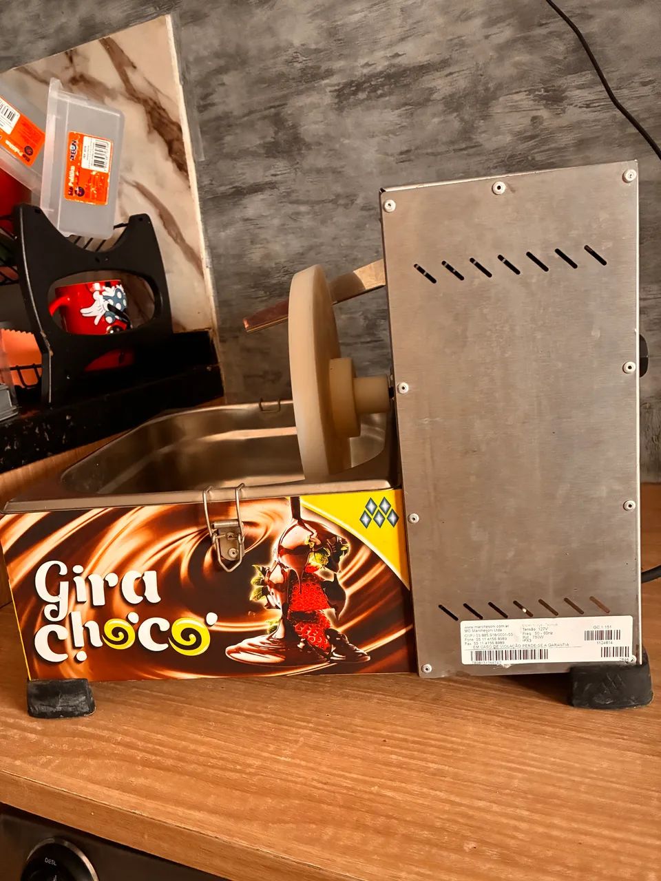 Derretedeira de chocolate gira choco 5 Kg  - Foto 3