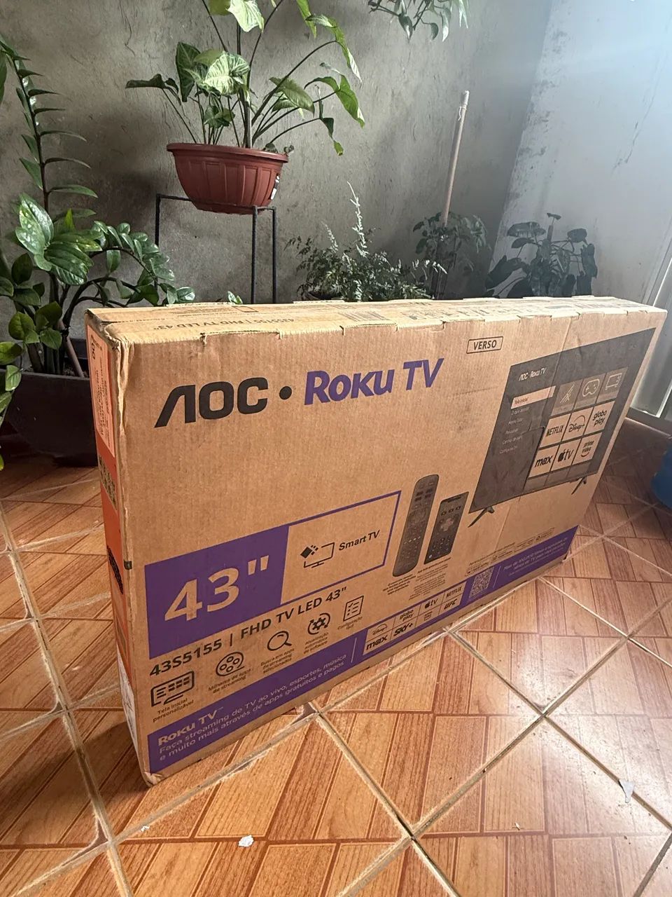 Smartv Aoc 43 fullHD LACRADA+NF+GARANTIA - Foto 2