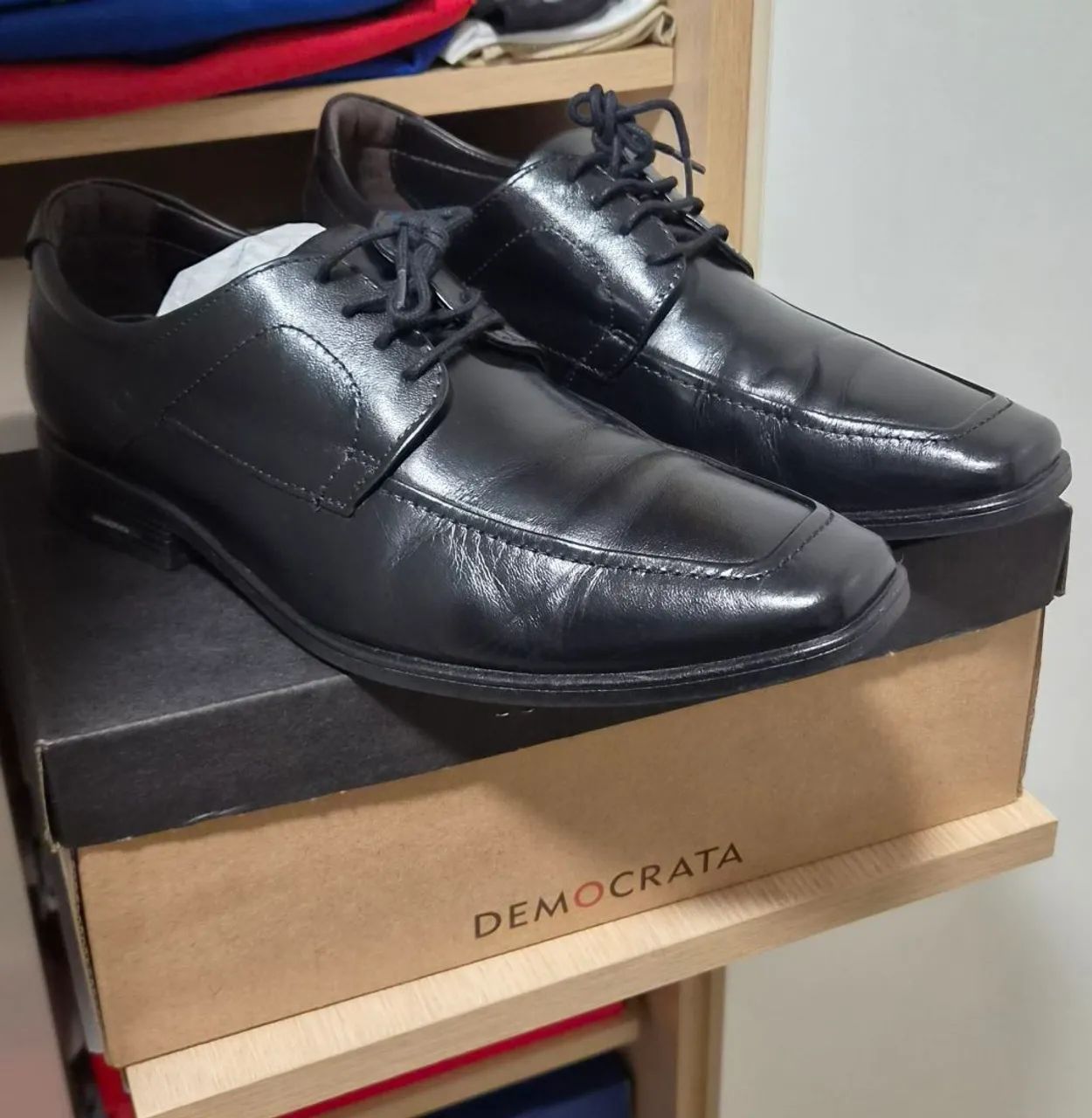 Sapato democrata masculino (42) (perfeito estado!) 