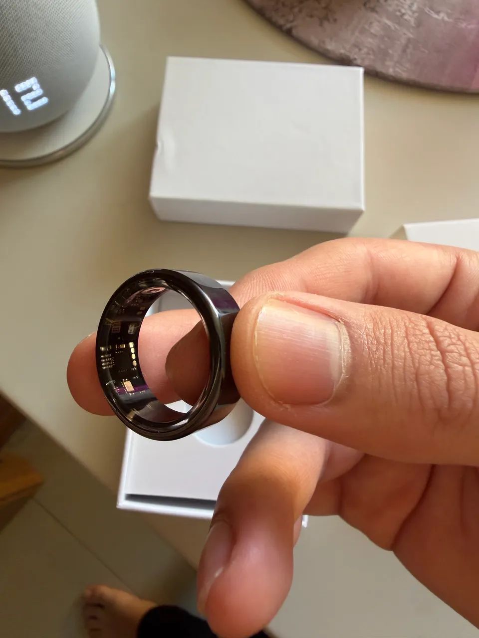 Anel inteligente (Smart Ring) tipo oura