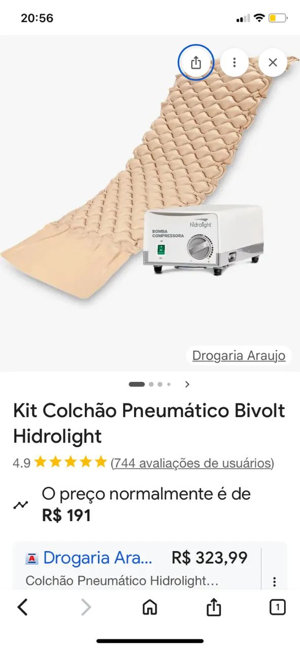 Colchão Pneumático Anti Escara - Foto 2