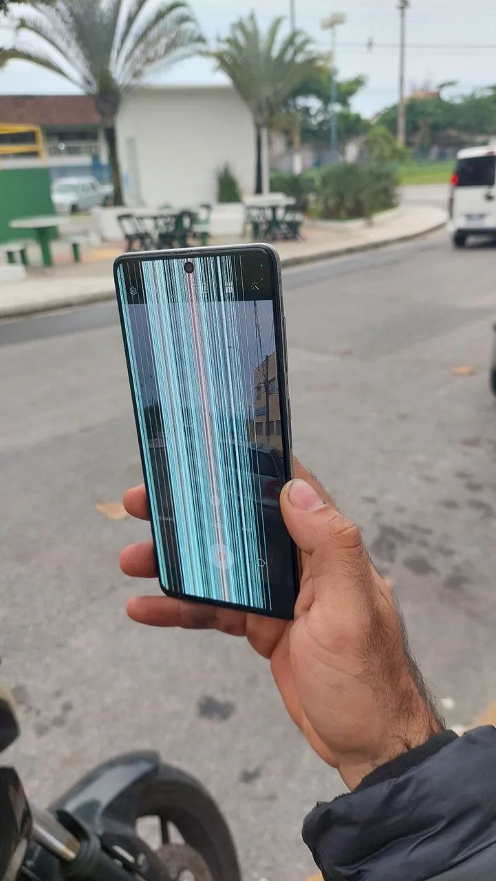 Celular A71 128 GB Funcionando Perfeitamente (Com listras) Envio via OLX - Foto 4